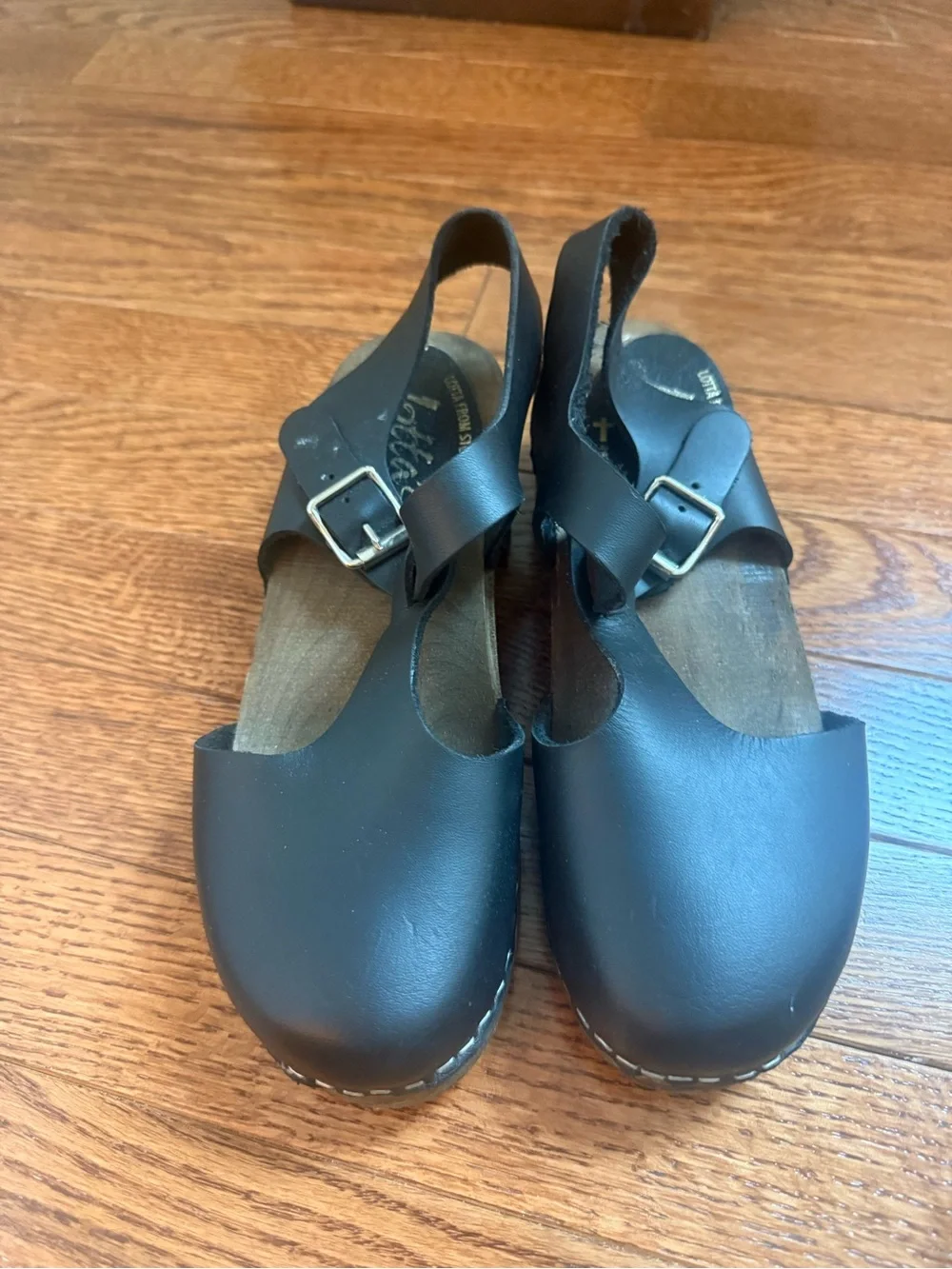 Lotta from Stockholm Black Mary Jane Heels size 6